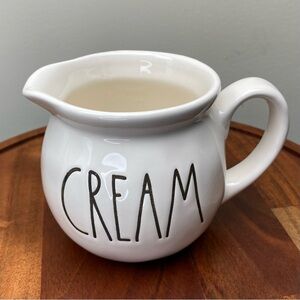 Rae Dunn Creamer Pourer “CREAM”